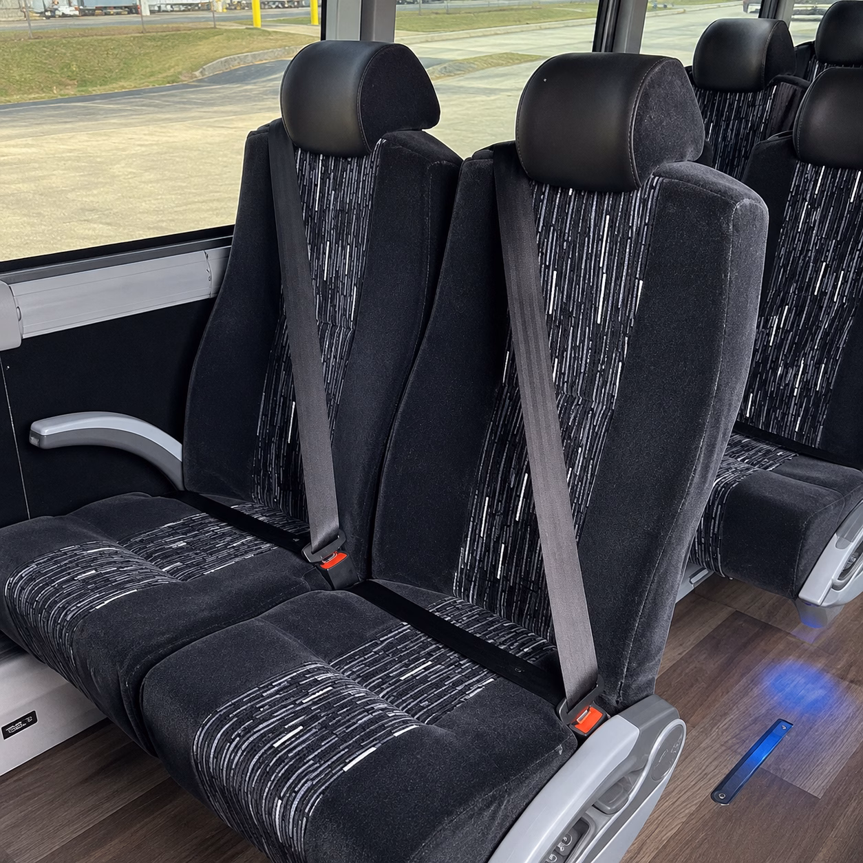 kent charter bus services interior